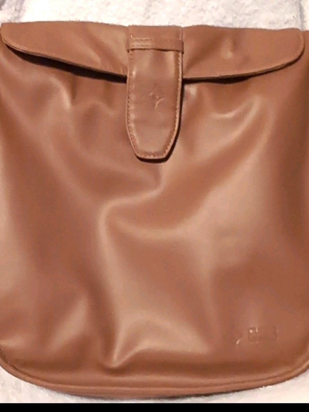 Cuero Estillo Classic Brown Vegan Leather Tote Shoulder Bag